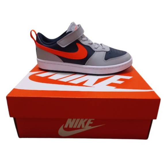 NIKE Court Borough Low Recraft, LT Smoke Grey / DV5457 003 / Boy Size 3Y - Picture 6 of 7